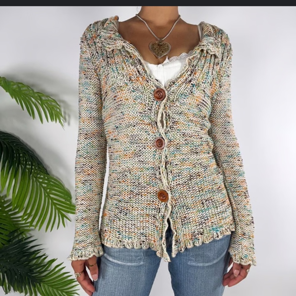 Women's Multicolor Knit Sweater